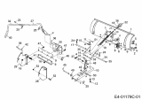 Ersatzteile Zubehör Zero Turn Räumschild für MF 50-24 IZ Typ: OEM-190-833D  (2012) Grundgerät