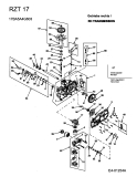 Cub Cadet Ersatzteile Zero Turn RZT 17 17BA5A4G603  (2005) Achsgetriebe rechts