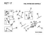 Cub Cadet Ersatzteile Zero Turn RZT 17 17BA5A4G603  (2005) Kraftstoffpumpe, Mechanischer Regler