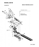 Ersatzteile Zubehör Motorsensen, Trimmer Heckenschere HS 720 Typ: 41AJHS-C954  (2010) Grundgerät