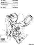 Ersatzteile Troy-Bilt Schneefräsen Polar 5056 Typ: 31A-3PAD609  (2006) Auswurfschacht
