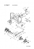 Ersatzteile MTD Schneefräse E 740 F Typ: 31AV7F0F678  (2006) Fräsgehäuse, Schnecke, Schneckengetriebe 