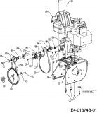 Ersatzteile MTD Schneefräse E 640 F Typ: 31AV6WHF678  (2008) Fahrantrieb, Fräsantrieb 