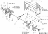 Ersatzteile MTD Schneefräse M 56 Typ: 31A-32AD700R  (2011) Fräsgehäuse, Schnecke, Schneckengetriebe 