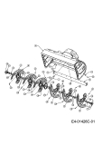 Cub Cadet Ersatzteile Schneefräsen 945 SWE 31AV9J3W603  (2009) Fräsgehäuse