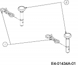 Ersatzteile MTD Schneefräse E 740 F Typ: 31AV760F678  (2007) Abscherbolzen 