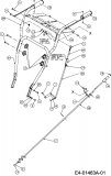 Ersatzteile Yard-Man Schneefräsen YM 7110 DET Typ: 31BY7R3G643  (2007) Holm
