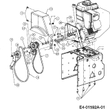 Cub Cadet Ersatzteile Schneefräsen 945 SWE 31AV9J3W603  (2008) Fahrantrieb, Fräsantrieb