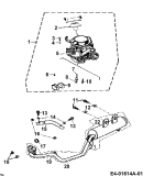 Cub Cadet Ersatzteile Quads UT 180 36AB124-603  (2006) Auspuff, Vergaser