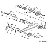 Cub Cadet Ersatzteile Quads Miniquad 50 36AA101-603  (2006) Keilriemen, Kupplung