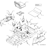 Cub Cadet Ersatzteile Zero Turn RZT 50 17AA5D7P603  (2006) Sitz, Verkleidungen