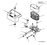 Cub Cadet Ersatzteile Zero Turn RZT 50 17AA5D7P603  (2006) Luftfilter