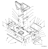 Cub Cadet Ersatzteile Zero Turn Z-Force 44 53AA5A5L100  (2004) Sitz, Verkleidungen