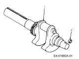 Cub Cadet Ersatzteile Rasentraktoren HDS 2205 13A-298-603  (1999) Kurbelwelle
