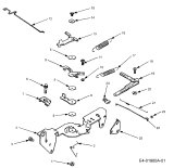 Cub Cadet Ersatzteile Rasentraktoren HDS 2205 13A-298-603  (2004) Reglergestänge