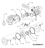 Cub Cadet Ersatzteile Gartentraktoren HDS 3200 14A-652-603  (2001) Hydraulikpumpe Lenkung