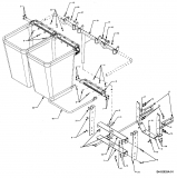 Ersatzteile Zubehör Garten- und Rasentraktoren Grasfangeinrichtung für CC 2000 SD Serie mit Mähwerk 44/112cm Typ: 190-210-100  (2007) Grasfangkorb