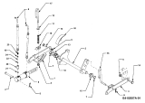 Cub Cadet Ersatzteile Gartentraktoren HDS 3185 14A-665-100  (1998) Mähwerksaushebung