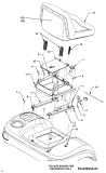 Cub Cadet Ersatzteile Gartentraktoren HDS 3185 14A-665-603  (1999) Sitz, Sitzträger