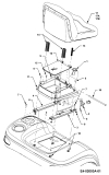 Cub Cadet Ersatzteile Gartentraktoren HDS 3186 14A-668-603  (1999) Sitz, Sitzträger