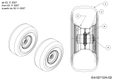 Cub Cadet Ersatzteile Rasentraktoren CC 1022 13AF11CG603  (2008) Räder vorne 15x6 ab 02.11.2007