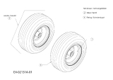 Cub Cadet Ersatzteile Gartentraktoren HDS 2205 14A-2D7-603  (2008) Räder vorne 16x6.5