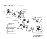 Ersatzteile Bolens Motorsensen BL 3146 BC Typ: 41AD79JC384  (2008) Motor
