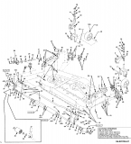 Ersatzteile Zubehör Garten- und Rasentraktoren Mähwerke für 3000 SD Serie, Mähwerk 54/137cm Typ: 190-290-100  (1998) Räder, Rollen