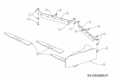 Ersatzteile Zubehör Garten- und Rasentraktoren Mulch Kits für GTX 2100 mit Mähwerk 54/137cm Typ: 590-507-100  (2012) Grundgerät