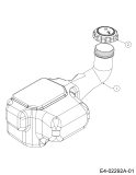 Cub Cadet Ersatzteile Rasentraktoren CC 1527 13A-241G603  (2003) Tank