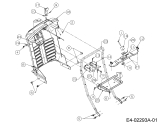 Cub Cadet Ersatzteile Rasentraktoren CC 1527 13A-241G603  (2003) Armaturenbrett