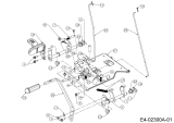 Cub Cadet Ersatzteile Rasentraktoren CC 1527 13A-241G603  (2003) Pedale