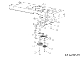 Cub Cadet Ersatzteile Rasentraktoren CC 1527 13A-241G603  (2003) Spannrollen Fahrantrieb