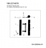 Ersatzteile Zubehör Garten- und Rasentraktoren Kehrgutbehälter für FK 105 Typ: 196-227A678  (2013) Kehrgutbehälter