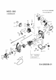 Ersatzteile MTD Motorsense 990 Typ: 41ID990C678  (2012) Motor ab 17.05.2011 