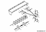Ersatzteile Zubehör Garten- und Rasentraktoren Rasenlüfter 45-03461-669  (190-224B000) Typ: 190-224B000  (2009) Grundgerät