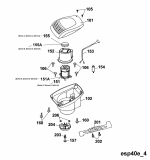 Ersatzteile WOLF-Garten Elektro Rasenmäher ohne Antrieb Esprit 40 E Typ: 4020003 Serie A, B  (2002) Elektromotor, Messer 