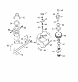 Ersatzteile WOLF-Garten Elektroheckenschere HS 54 E Typ: 7491000  (2004) Elektromotor, Getriebe 