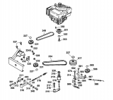 Ersatzteile WOLF-Garten Scooter OHV 3 Typ: 6995000 Serie B  (2001) Mähantrieb 