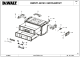 DEWALT Ersatzteile SCHUBLADENSCHRANK DWST1-80123 Typ: 1 XJ