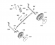 Ersatzteile WOLF-Garten Elektro Rasenmäher ohne Antrieb 2.38 E Typ: 4961080 Serie B (2004) Höhenverstellung, Räder