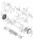 Ersatzteile WOLF-Garten Spindelmäher TC 32 S Typ: 3625 000 Serie B (2006) Messerwalze, Räder, Spindelgehäuse