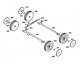 Ersatzteile WOLF-Garten Benzin Vertikutierer UV 40 H Typ: 3640000 Serie A (2006) Achsen, Räder