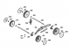 Ersatzteile WOLF-Garten Elektro Rasenmäher ohne Antrieb 2.32 E-1 Typ: 4905000 Serie A (2006) Höhenverstellung, Räder