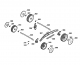 Ersatzteile WOLF-Garten Elektro Rasenmäher ohne Antrieb 2.32 E-1 Typ: 4905003 Serie A (2006) Höhenverstellung, Räder