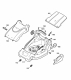 Ersatzteile WOLF-Garten Elektro Rasenmäher ohne Antrieb 6.37 E Typ: 4918000 Serie A (2007) Mähwerksgehäuse