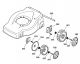 Ersatzteile WOLF-Garten Benzin Rasenmäher ohne Antrieb Campus 400 B Typ: 6040000 Serie A (2008) Achsen, Räder