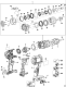DEWALT Ersatzteile AKKU-BOHRMASCHINE DCD780 Typ: 1 QW