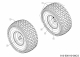 Ersatzteile MTD Rasentraktor Smart RE 125 Typ: 13B776KE600 (2021) Räder vorne 13x5