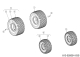 Cub Cadet Ersatzteile Rasentraktoren XT1 OR95 13A8A1TB603 (2024) Räder 15x6 + 18x9,5